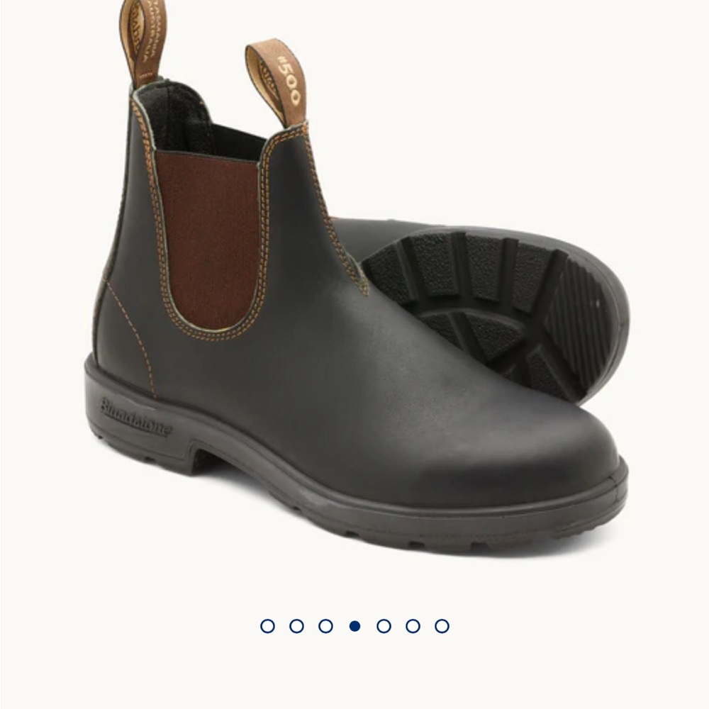 Blundstone Chelsea 
Women's Style 500 Stout Brown Leather Boots - Picture 10 of 12